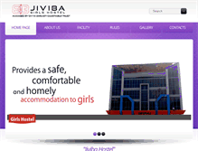 Tablet Screenshot of jivibagirlshostel.com